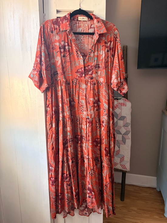 NATURAL LIFE Dresses & Skirts - Natural Life "Rebecca" Midi Dress Size Large
